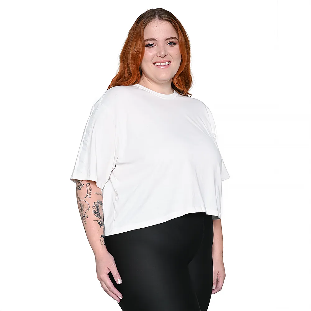 Camiseta Comfy Tape Olympikus Feminina Plus Size