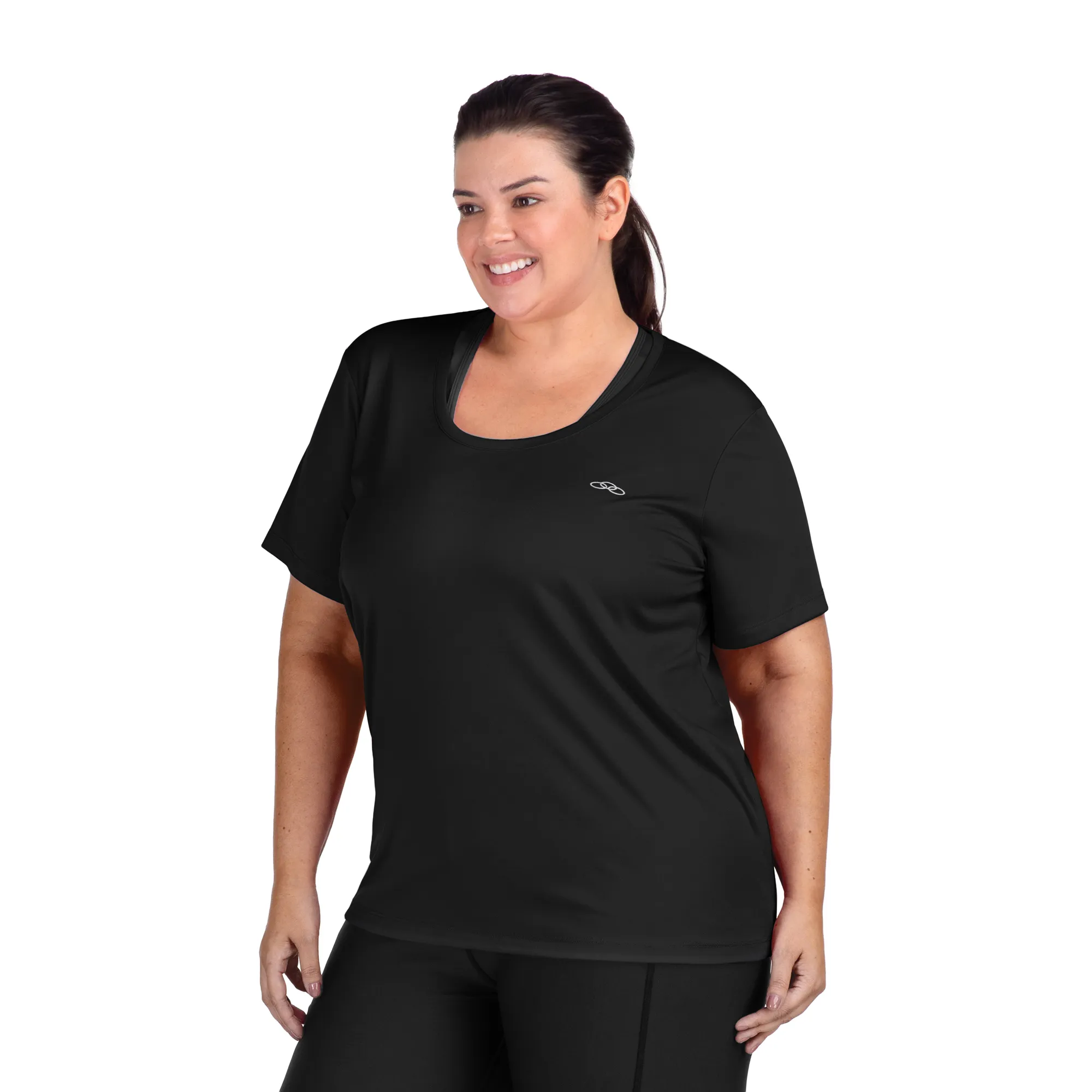 Camiseta Essential Manga Curta Olympikus Plus Size