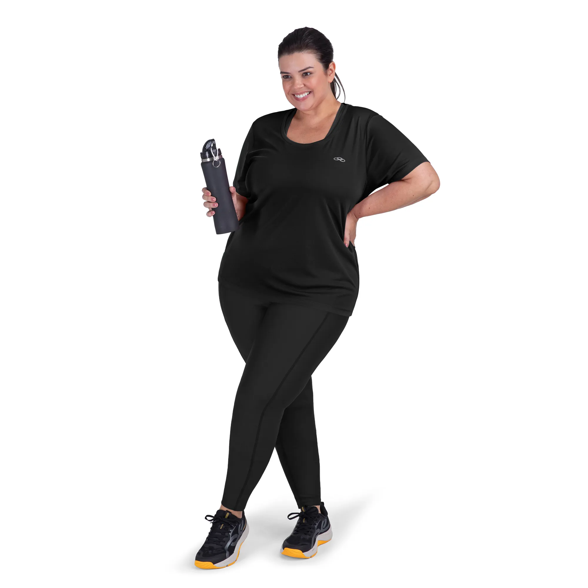 Camiseta Essential Manga Curta Olympikus Plus Size