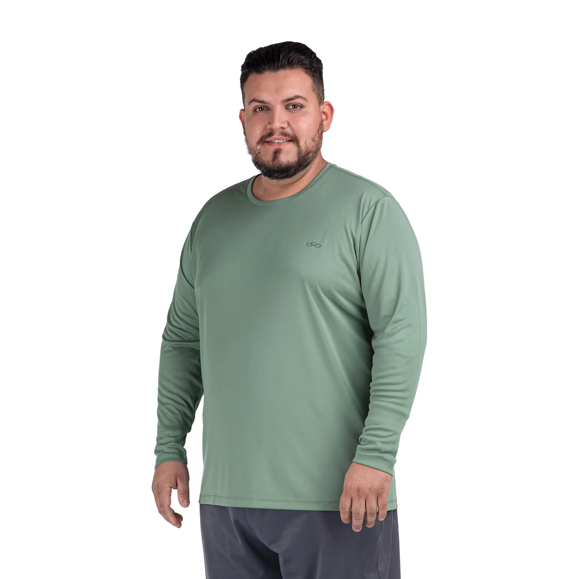 Camiseta Essential Manga Longa Olympikus Plus Size