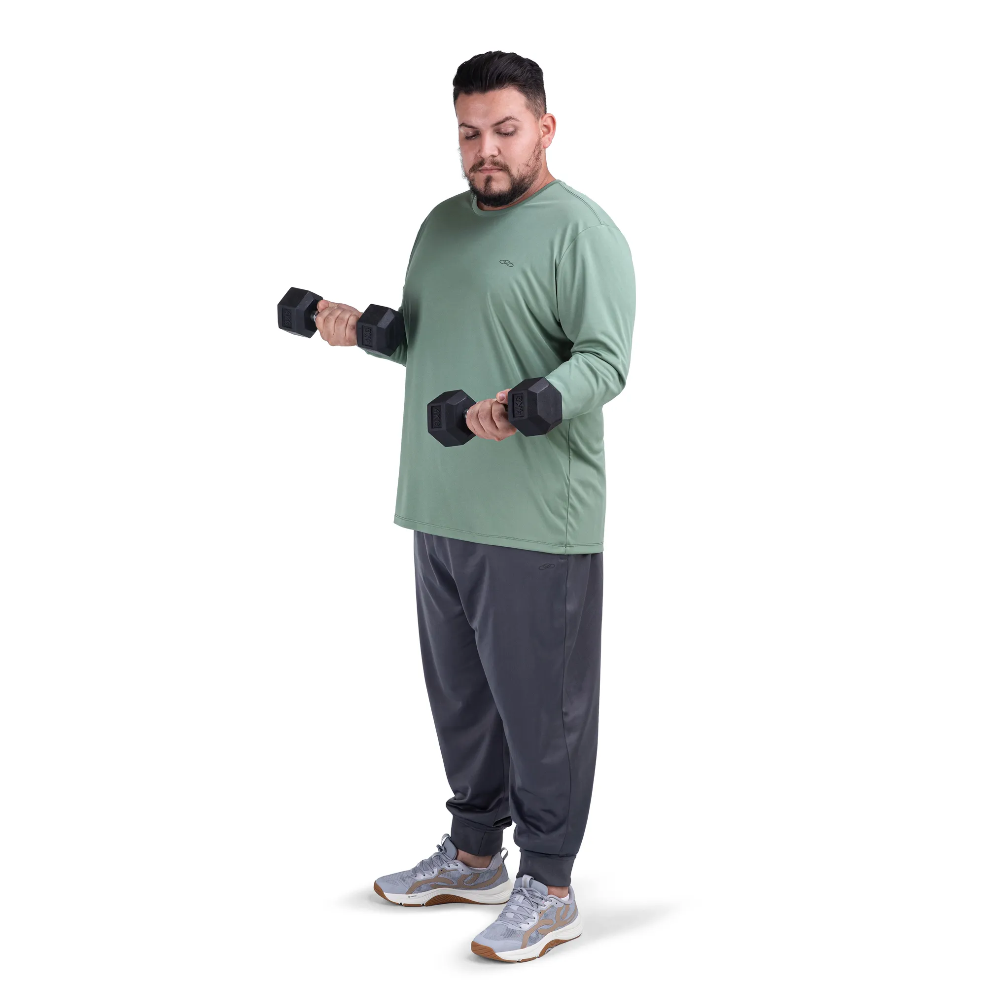 Camiseta Essential Manga Longa Olympikus Plus Size