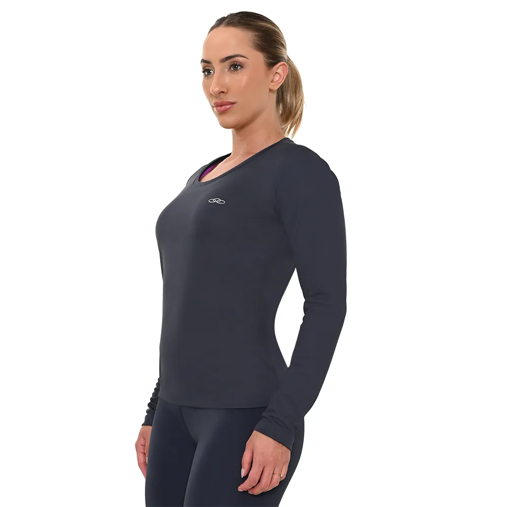 Camiseta Manga Longa Essential Olympikus Feminina