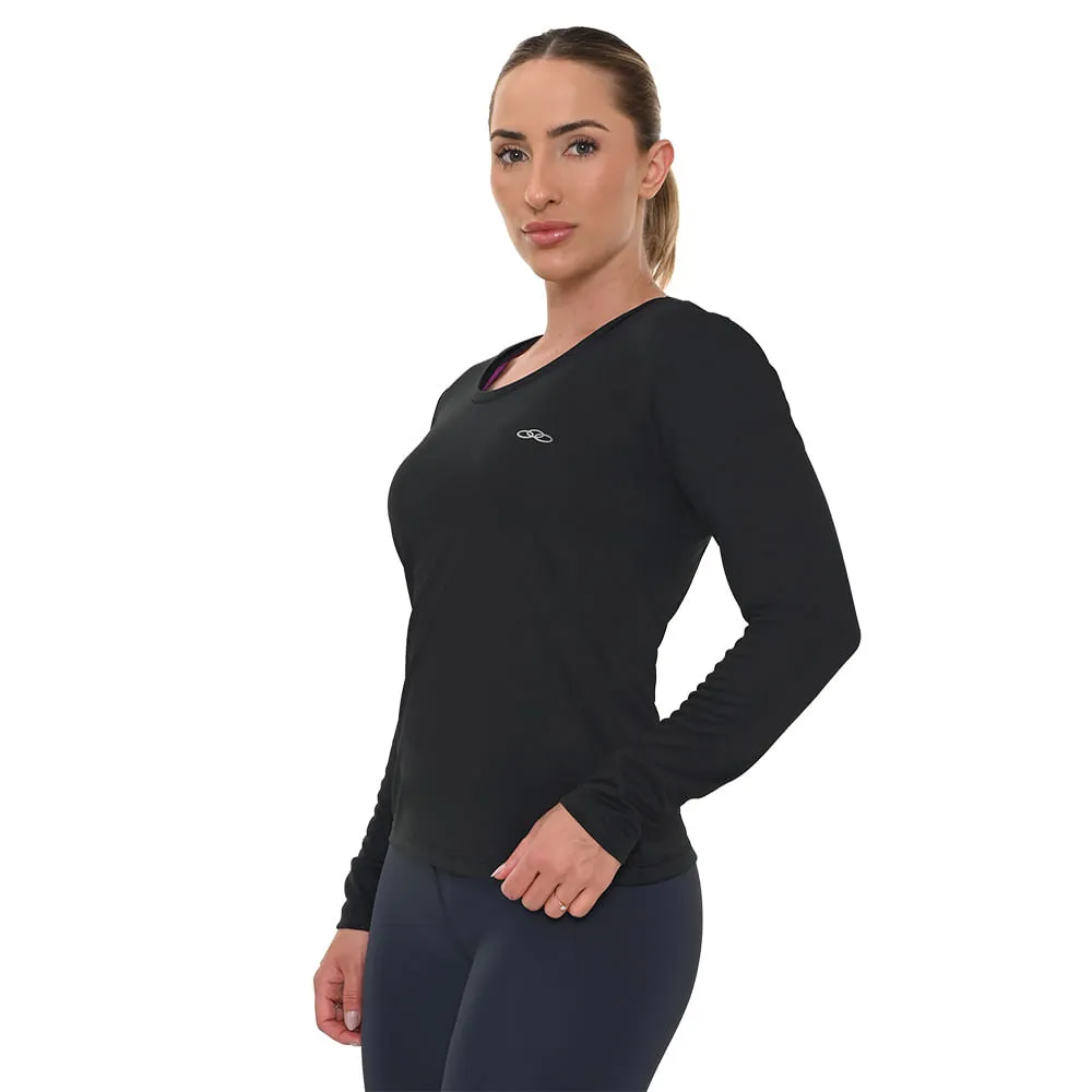 Camiseta Manga Longa Essential Olympikus Feminina