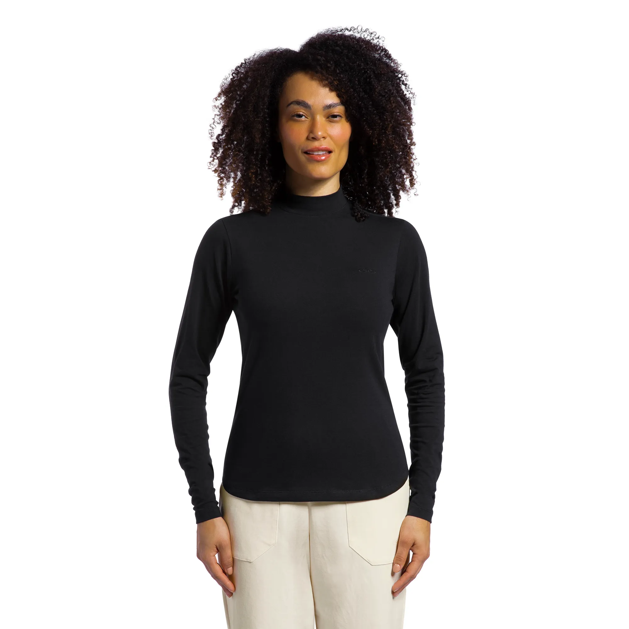Camiseta Manga Longa Olympikus Comfy Gola Alta Feminina
