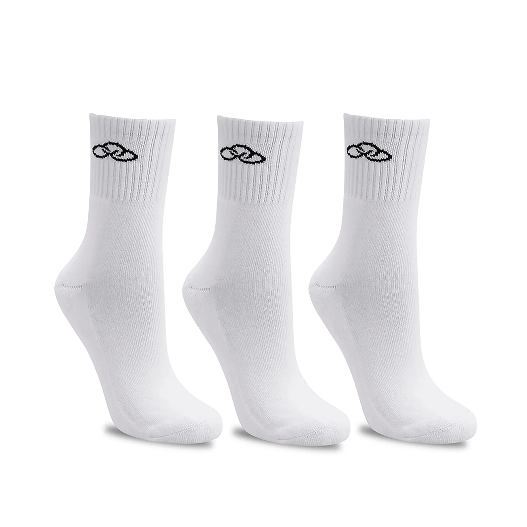 Meia Olympikus Cano Médio pacote c/ 3 pares Feminino