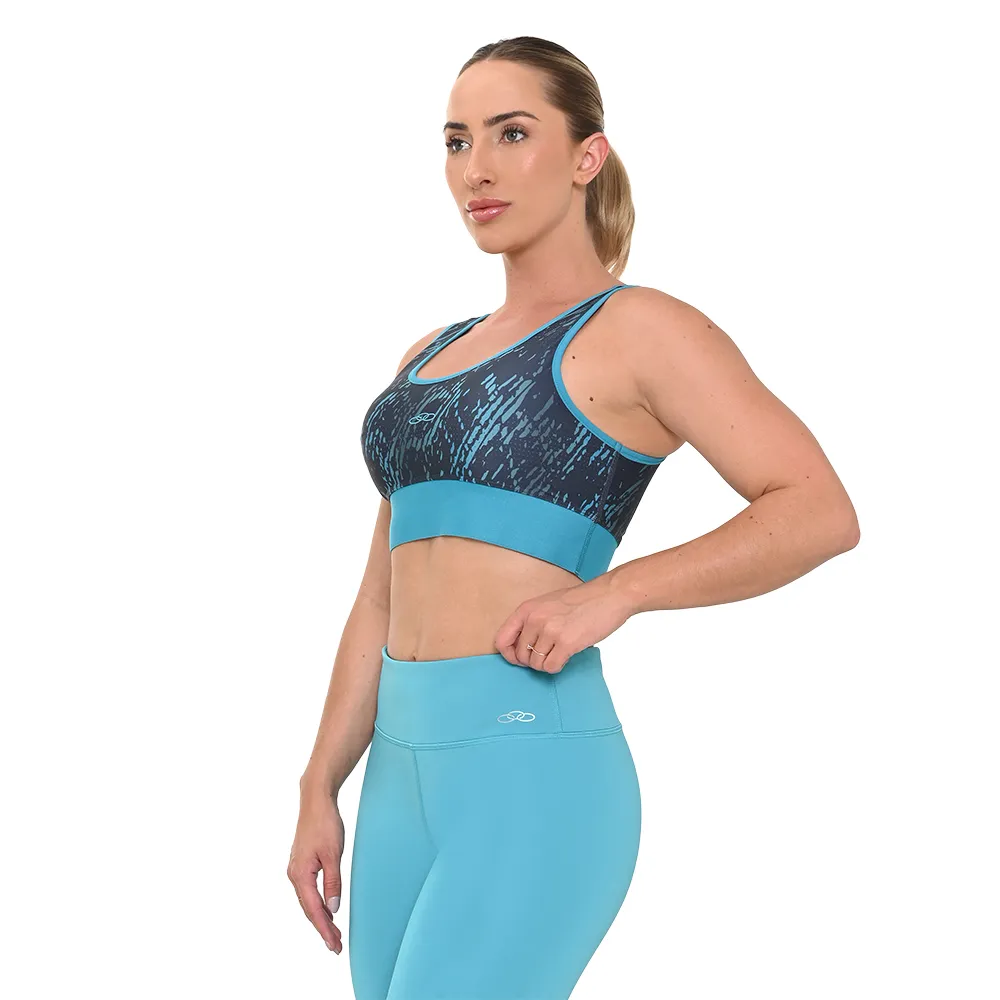 Top Eleva Estampado Olympikus Feminino